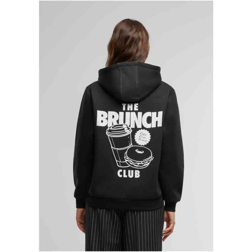 Miss Tee - The Brunch Club Fluffy Hoodie/trui - Zwart